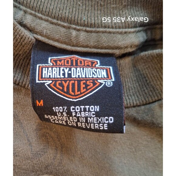 Harley-Davidson Olive Short Sleeve Tee - Picture 3 of 5
